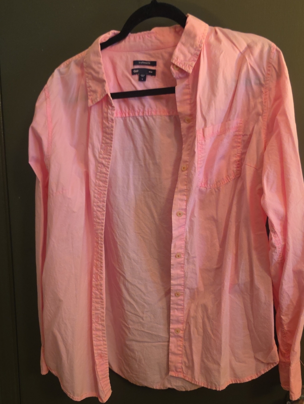 GAP Pink Button-Down Shirt